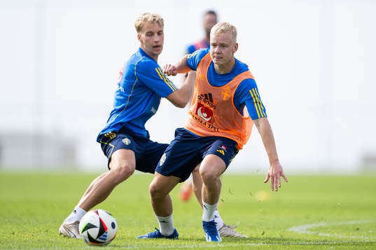 Victor Larsson and Otto Rosengren of the Swedish men's