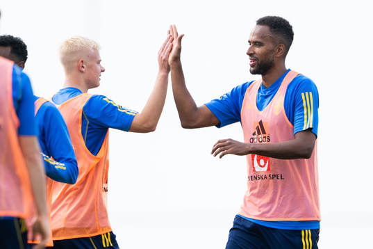 Otto Rosengren and Isaac Kiese Thelin of the Swedish men's