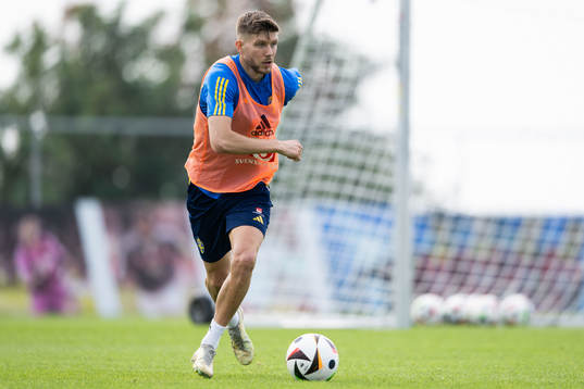 Anton Salétros of the Swedish men's football national team