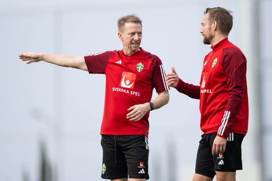 Physiotherapist Fredrik Larsson and physiotherapist