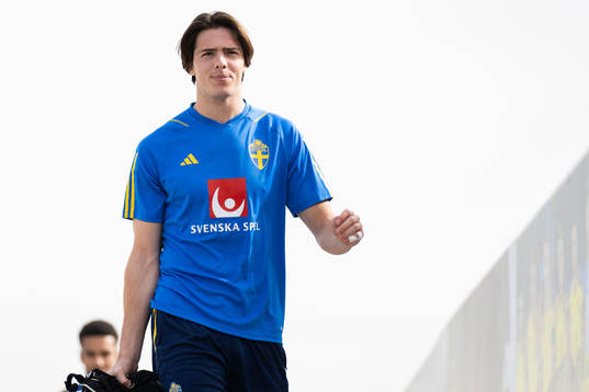 Goalkeeper Jacob Widell Zetterström of the Swedish men's
