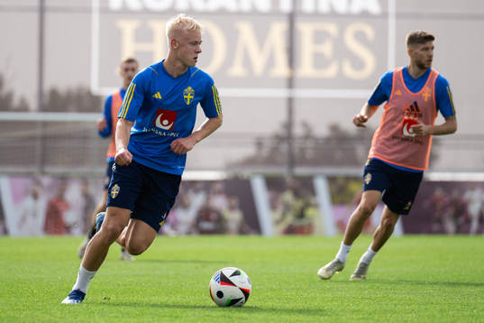 Otto Rosengren of the Swedish men's football national team