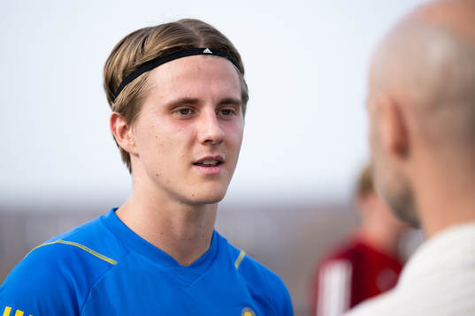 Erik Ahlstrand of the Swedish men's football national team