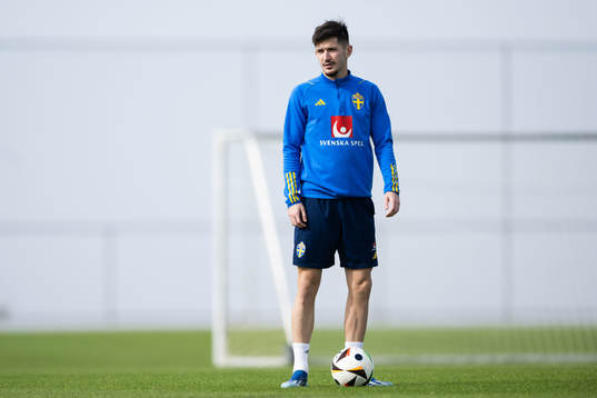 Armin Gigovic of the Swedish men's football national team