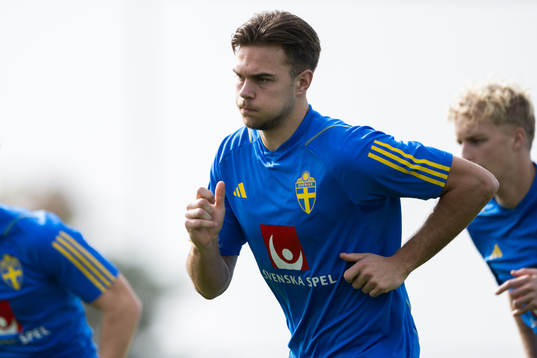 Anton Eriksson of the Swedish men's football national team