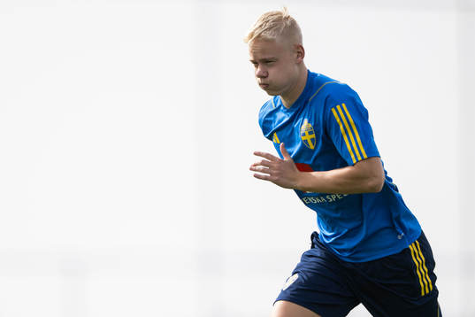 Otto Rosengren of the Swedish men's football national team