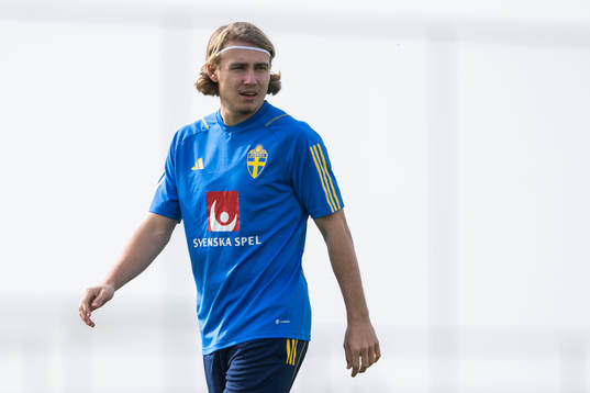 Sebastian Nanasi of the Swedish men's football national