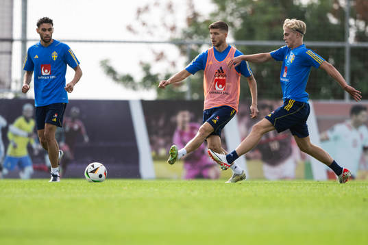 Joakim Persson, Anton Salétros and Lucas Bergvall of the