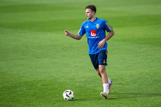 Anton Eriksson of the Swedish men's football national team