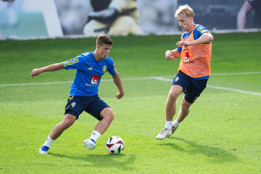 Samuel Dahl and Victor Larsson of the Swedish men's