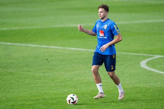 Anton Eriksson of the Swedish men's football national team