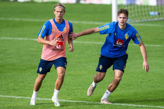Markus Karlsson and Anton Eriksson of the Swedish men's