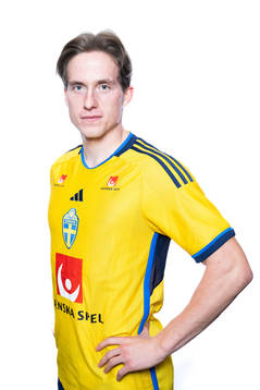 Johan Karlsson of the Swedish men's football national team