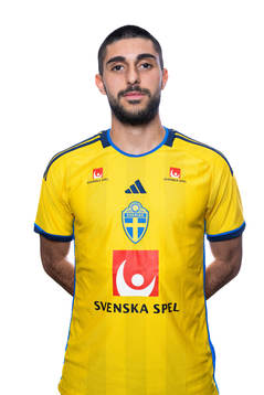 Rami Al Hajj of the Swedish men's football national team