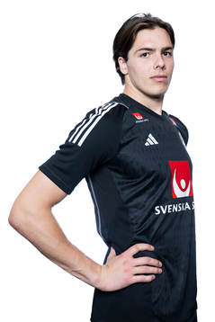 Goalkeeper Jacob Widell Zetterström of the Swedish men's