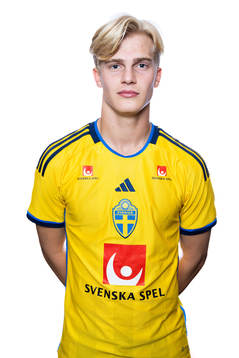 Lucas Bergvall of the Swedish men's football national team