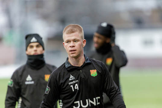 GAIS Filip Gustafssonunder en träning