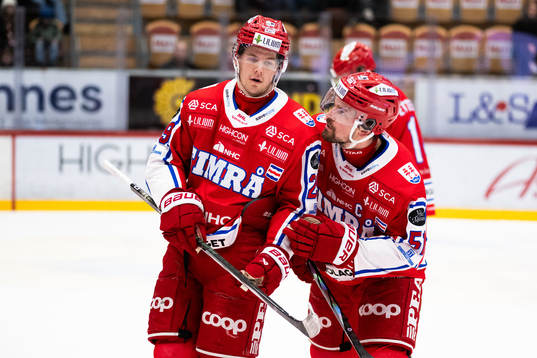 Timrås Filip Hållander och Anton Lander