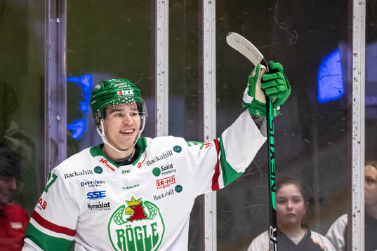 Rögles Albin Sundsvik jublar