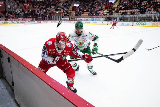 Timrås Anton Lander och Rögles Linus Sandin