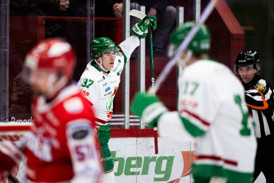 Rögles Albin Sundsvik jublar
