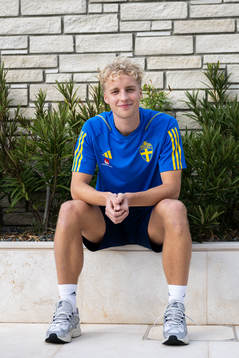 Victor Larsson of the Swedish men's football national team