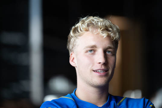 Victor Larsson of the Swedish men's football national team