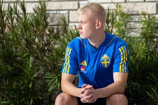 Otto Rosengren of the Swedish men's football national team
