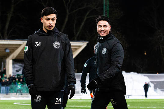 Hammarbys Alper Demirol och Jusef Erabi