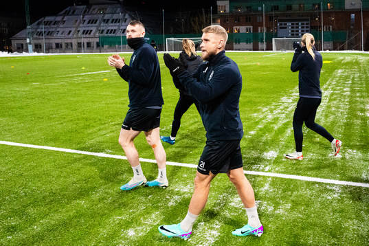 Hammarbys Mads Fenger Nielsen och Simon Strand