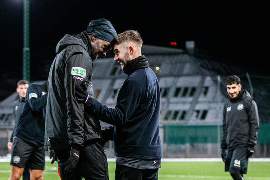 Shaquille Pinas och Anton Kralj