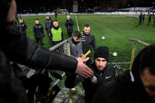 Spelarna tackar publiken