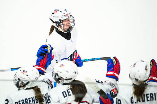 Kassidy Carmichael of USA celebrates
