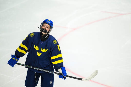 Edit Danielsson of Sweden looks dejected