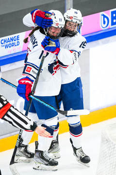 Kassidy Carmichael of USA celebrates