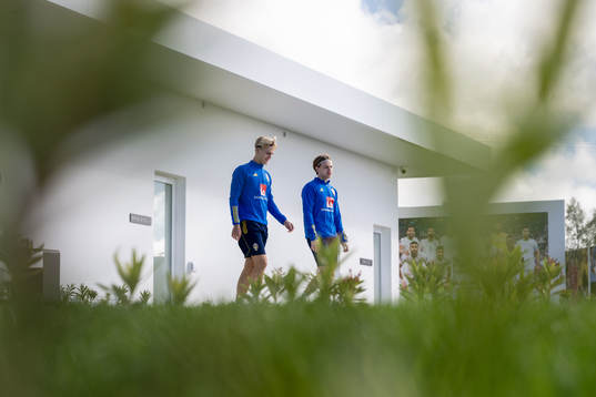 Lucas Bergvall and Oscar Pettersson of the Swedish men's