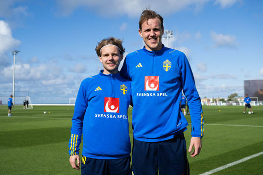 Oscar Pettersson and Adam Carlén of the Swedish men's