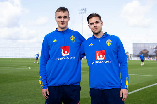Jesper Tolinsson and Anton Eriksson of the Swedish men's
