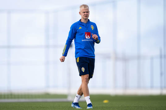 Otto Rosengren of the Swedish men's football national team