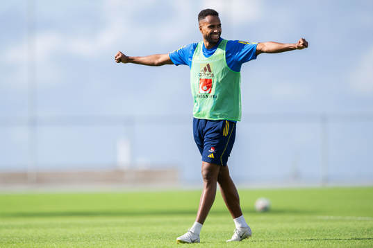 Isaac Kiese Thelin of the Swedish men's football national