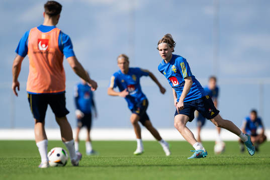 Oscar Pettersson of the Swedish men's football national