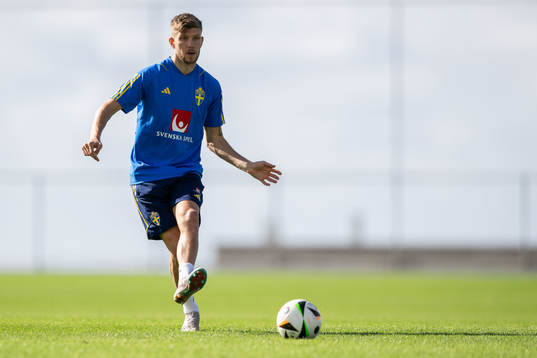 Anton Salétros of the Swedish men's football national team