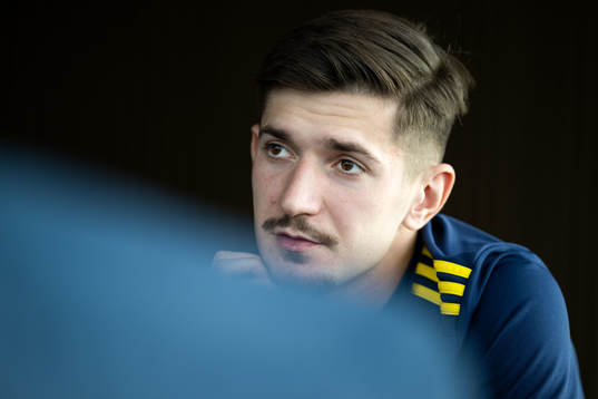 Armin Gigovic of the Swedish men's football national team