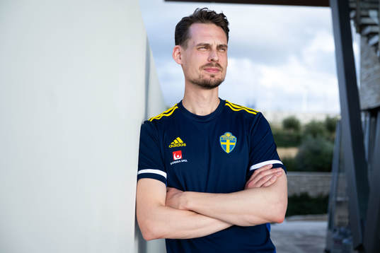 Interim coach Daniel Bäckström of the Swedish men's