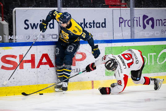 Södertäljes Henrik Malmström och Nybros Daniel Ljungman