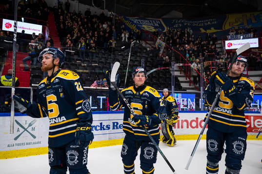 Södertäljes Jacob Bjerselius, Egor Polin och Henrik
