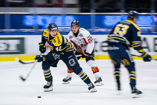 Södertäljes Ludvig Hedström och Nybros Juho Liuksiala