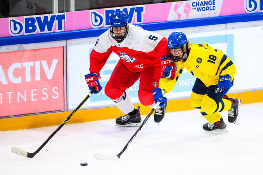 Adela Fromova of Czechia and Hilda Svensson of Sweden