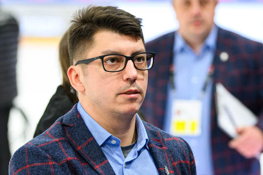 Assistant coach Martin Pouska of Czechia