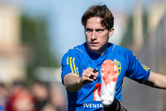 Johan Karlsson of the Swedish men's football national team